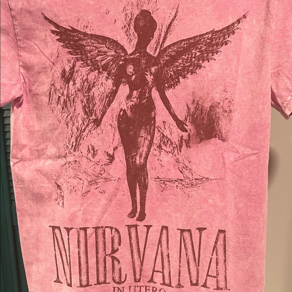 NIRVANA vintage graphic music tee In Utero Size small - Picture 1 of 5